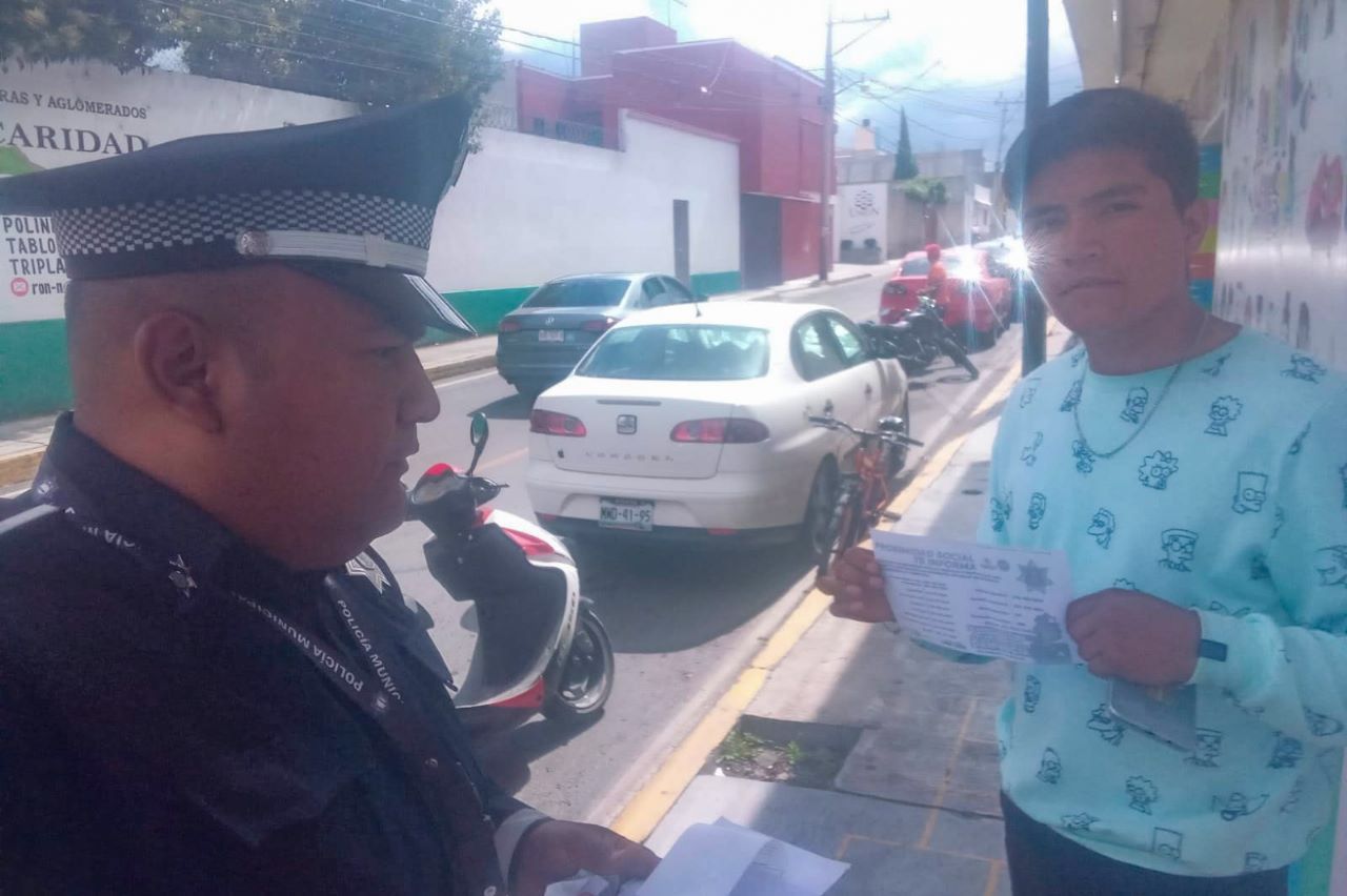 Refuerza Seguridad Pública de Huamantla estrategias sobre prevención del delito